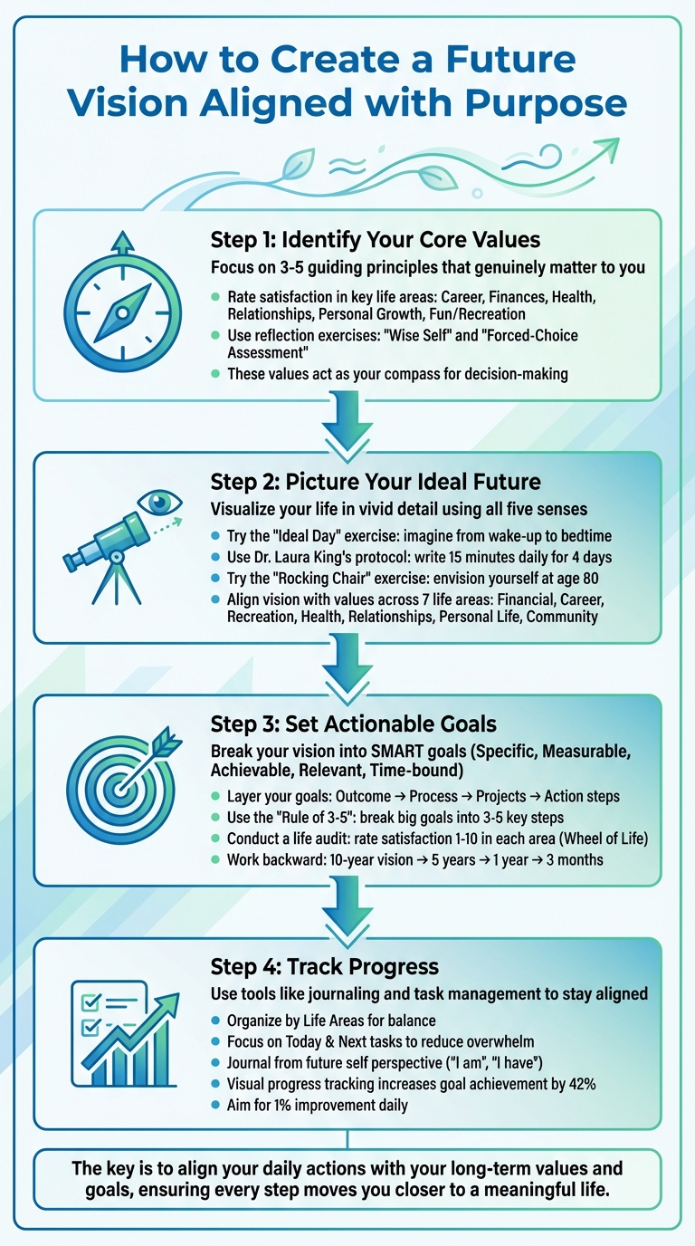 4-Step Process to Create a Purpose-Aligned Future Vision