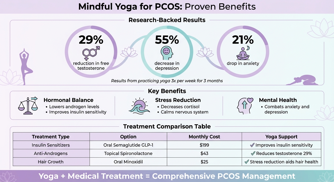 Mindful Yoga Benefits for PCOS: Key Statistics and Treatment Outcomes
