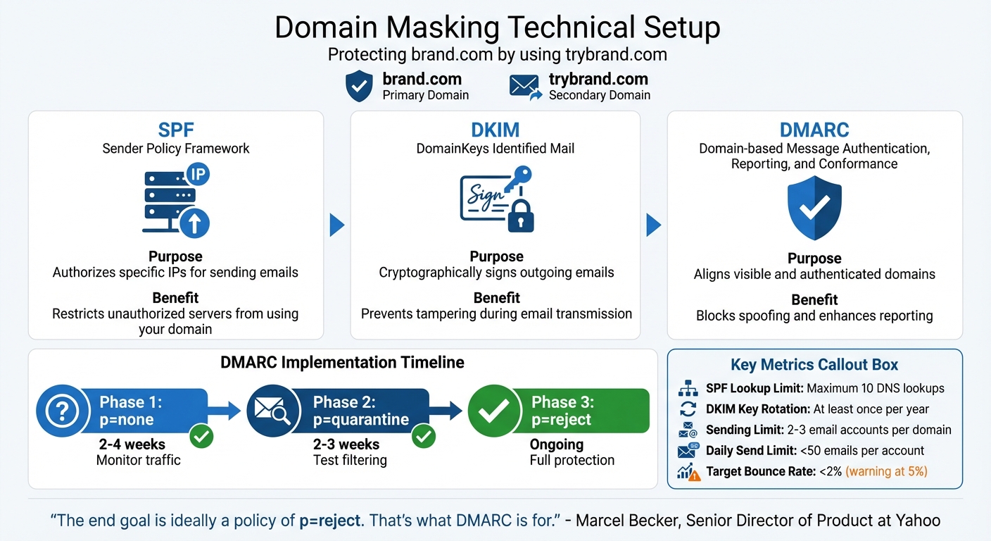 How Domain Masking Works: DNS Authentication Setup Process