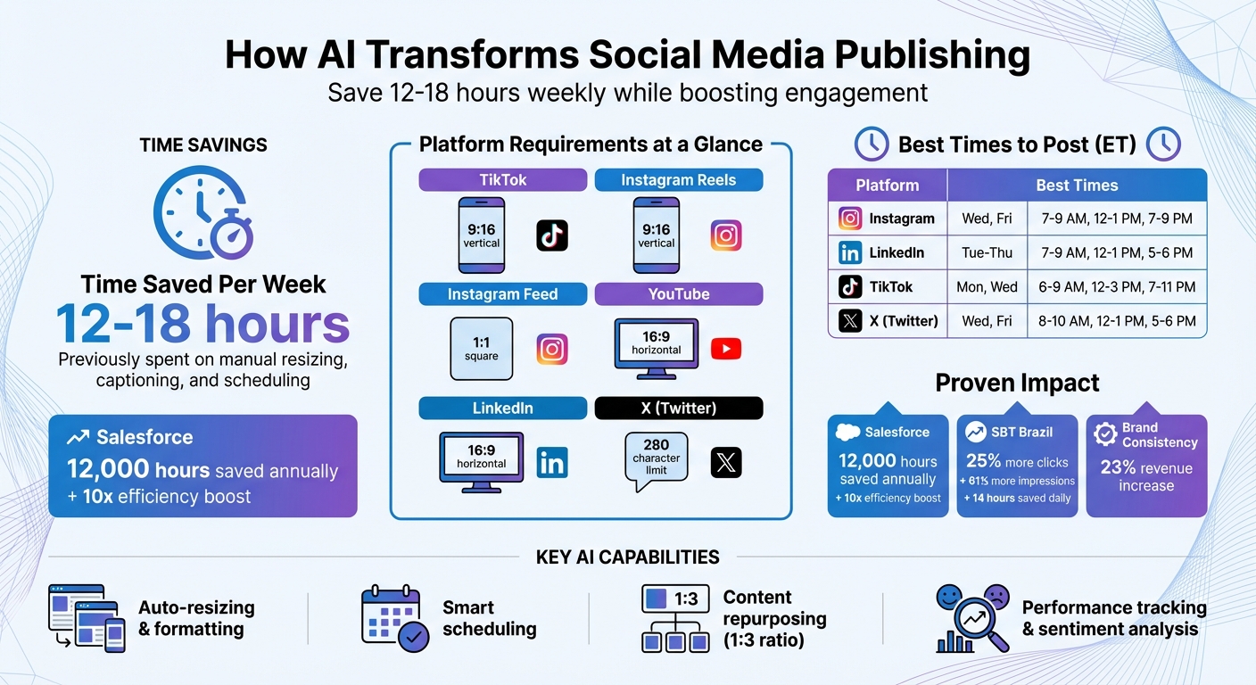 AI Social Media Publishing Time Savings and Platform Optimization Guide