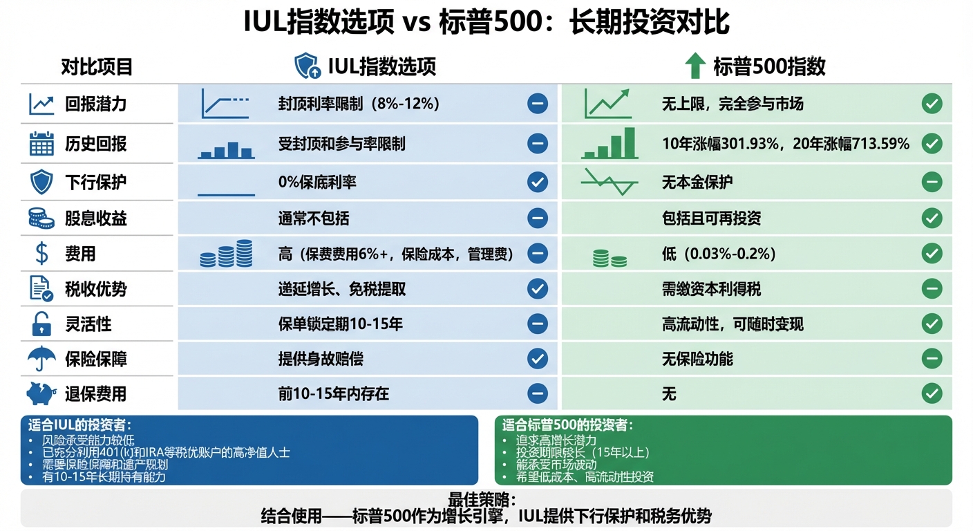 IUL vs S&P 500: Complete Investment Comparison
