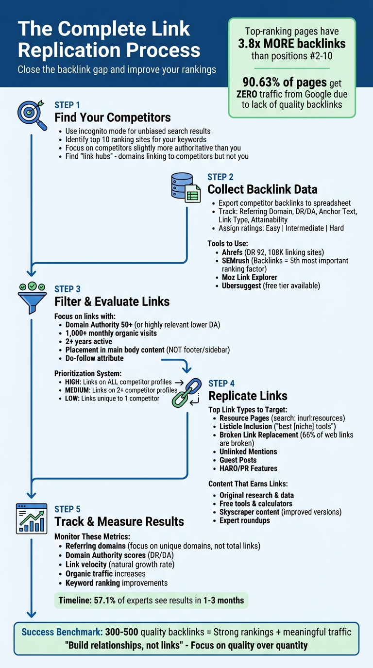 5-Step Competitor Do-Follow Link Replication Process for SEO Success