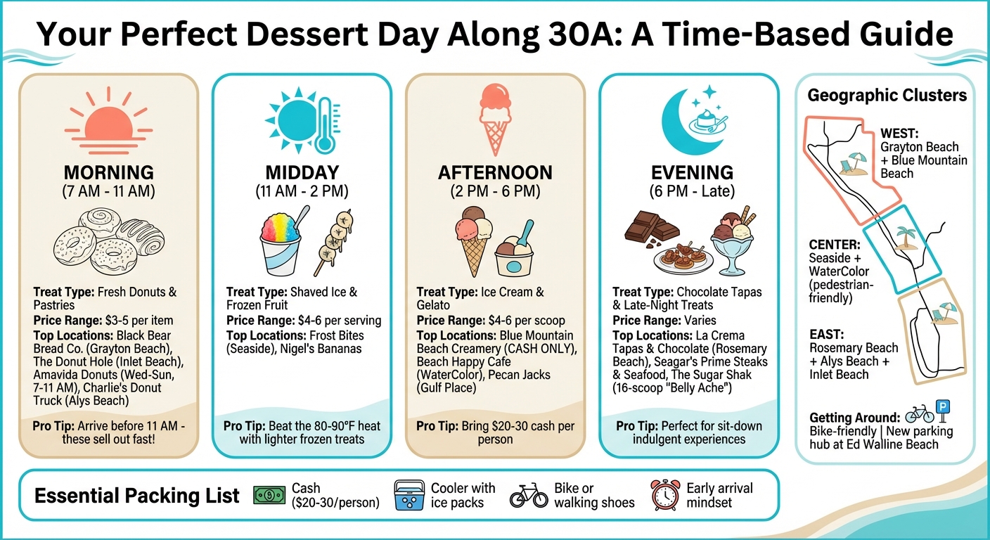 30A Dessert Guide: Best Times and Locations for Sweet Treats