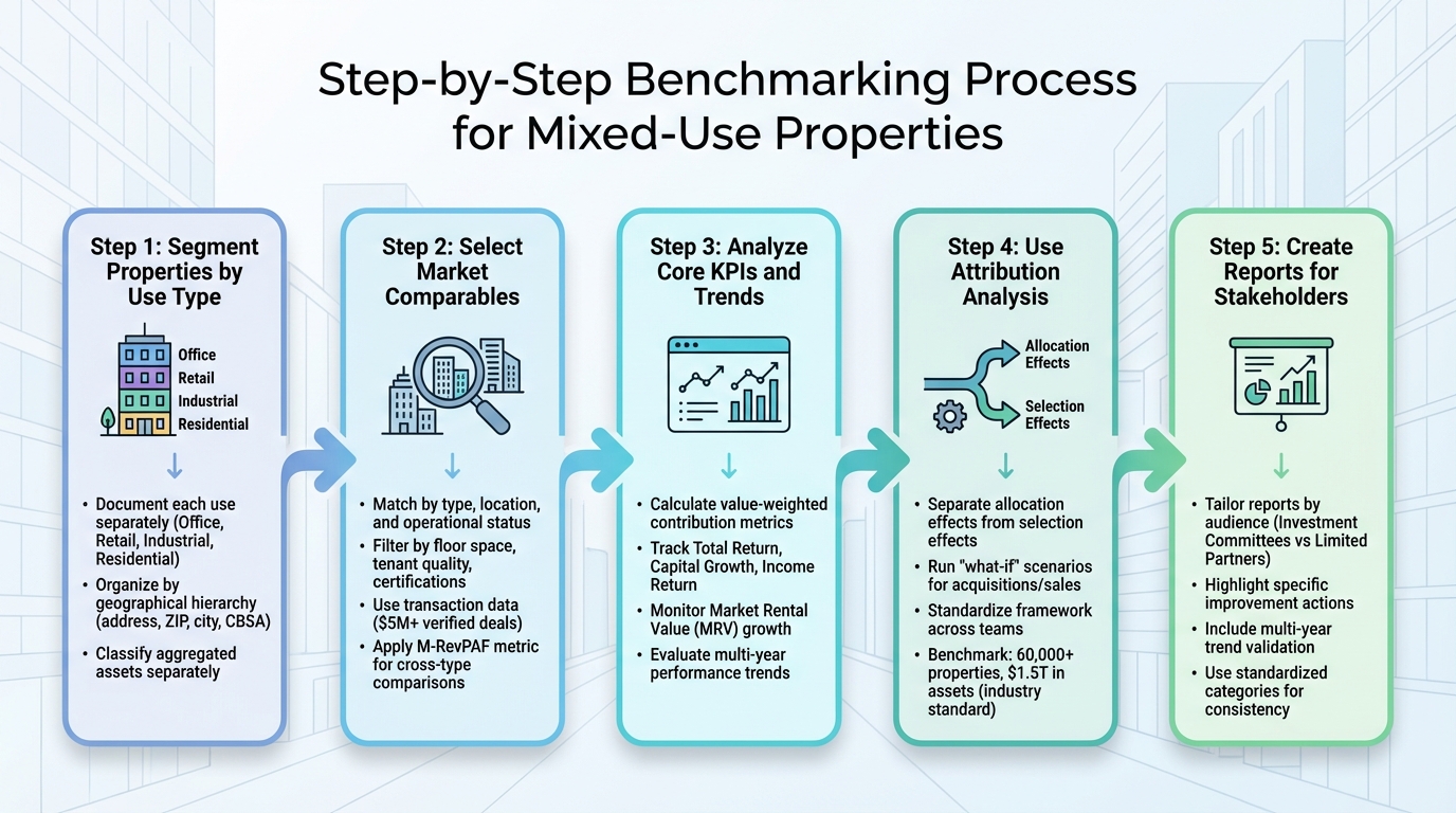 5-Step Mixed-Use Portfolio Benchmarking Process