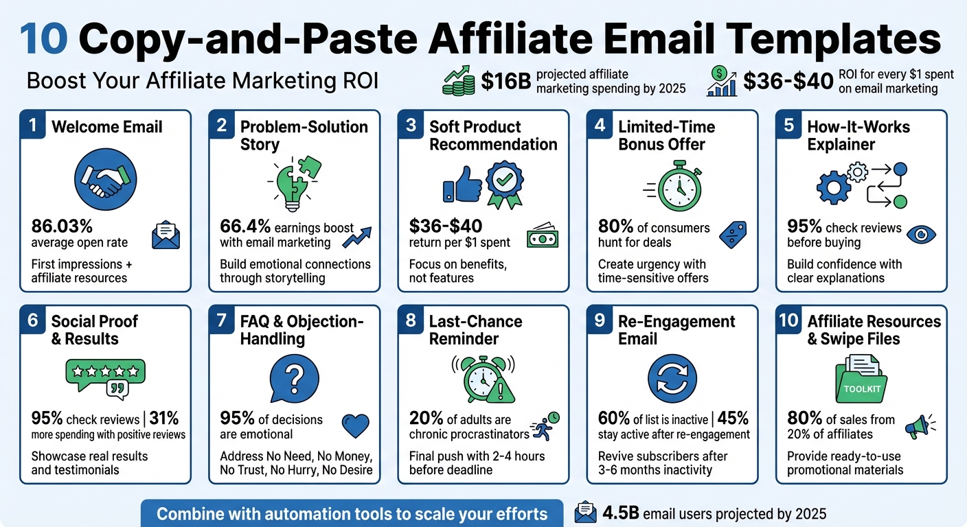 10 Essential Affiliate Email Templates for Marketers