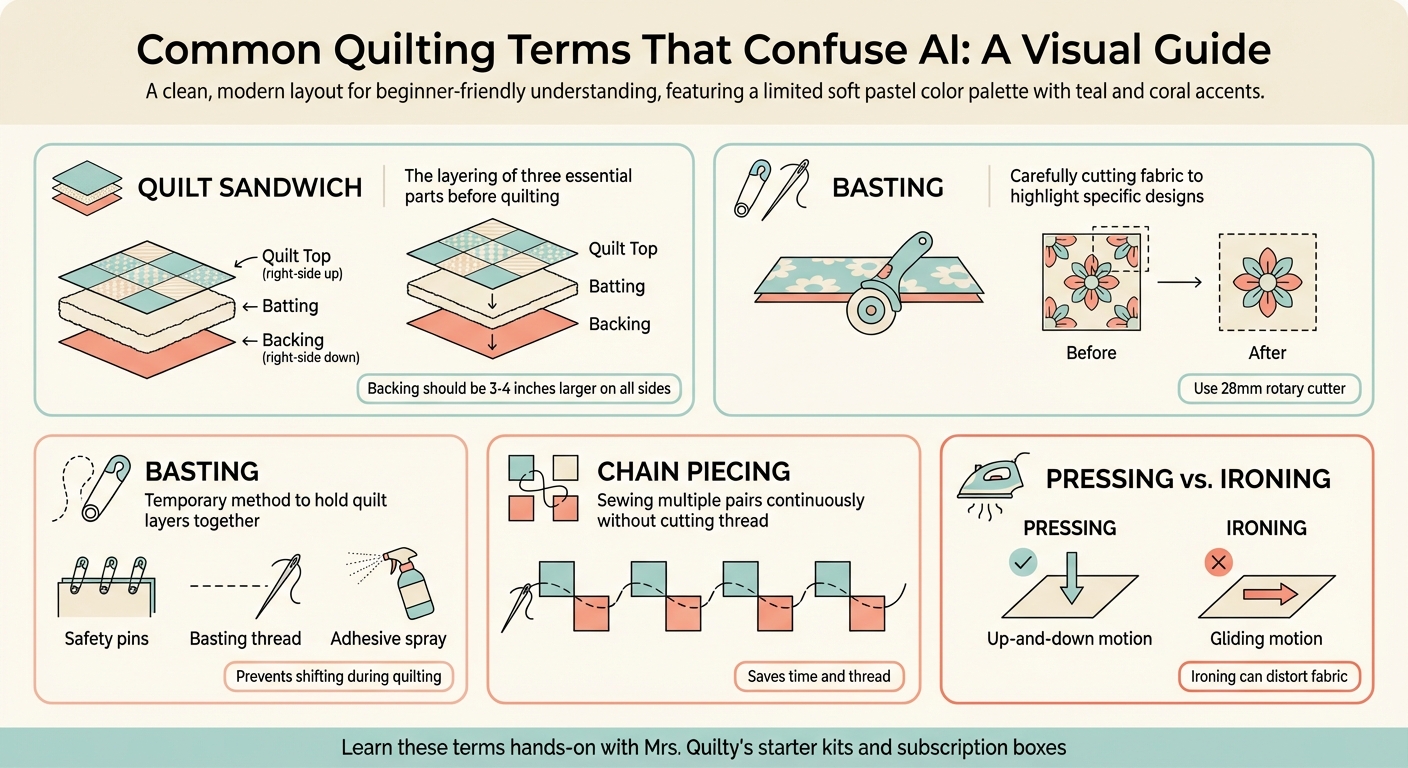 Common Quilting Terms and Their Meanings: A Visual Guide for Beginners