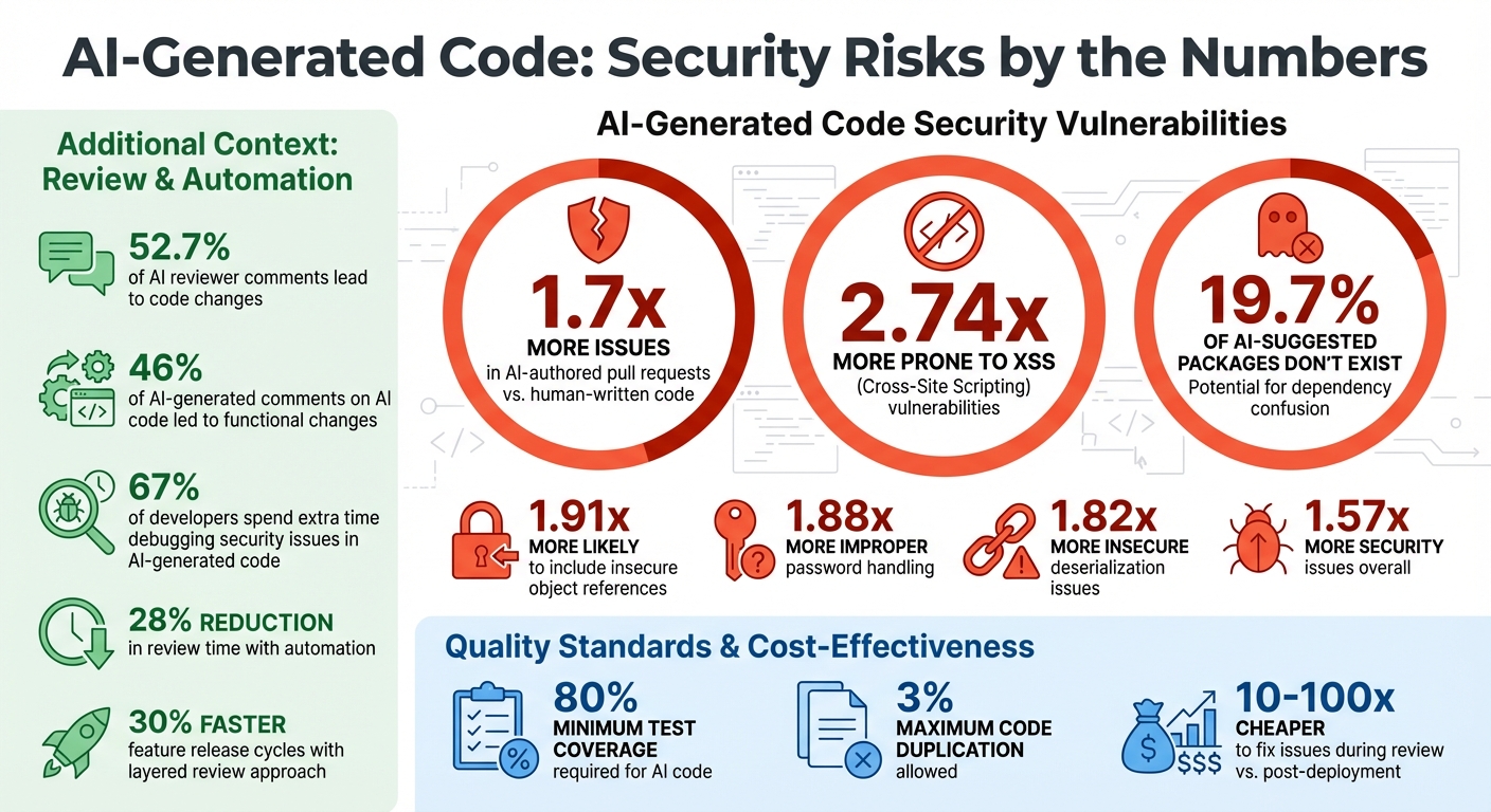 AI-Generated Code Security Risks and Vulnerabilities Statistics