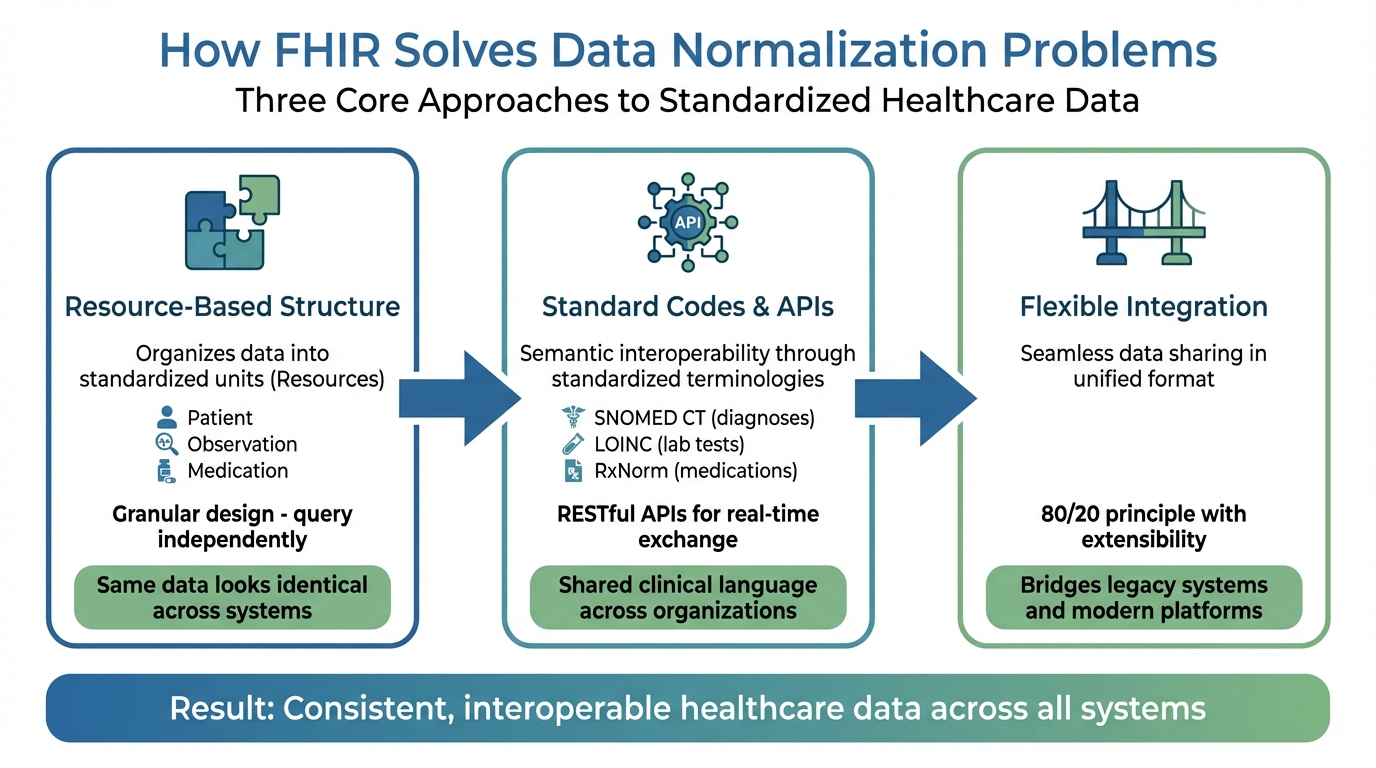 How FHIR Normalizes Healthcare Data: 3-Step Framework