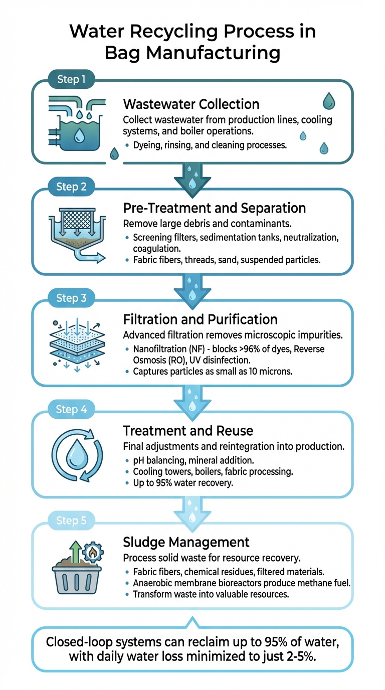 5-Step Water Recycling Process in Bag Manufacturing