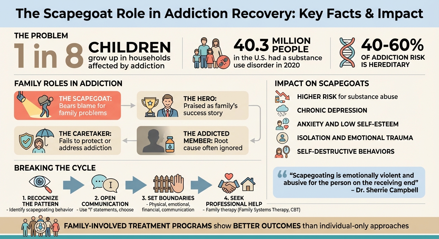 Impact of Scapegoating on Addiction Recovery: Key Statistics and Family Roles