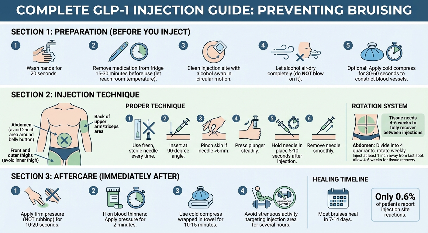 Step-by-Step Guide to Prevent Bruising from GLP-1 Injections