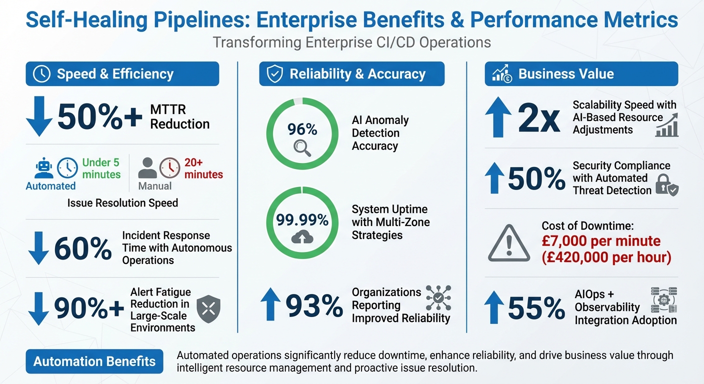 Self-Healing Pipelines: Key Benefits and Performance Metrics for Enterprises