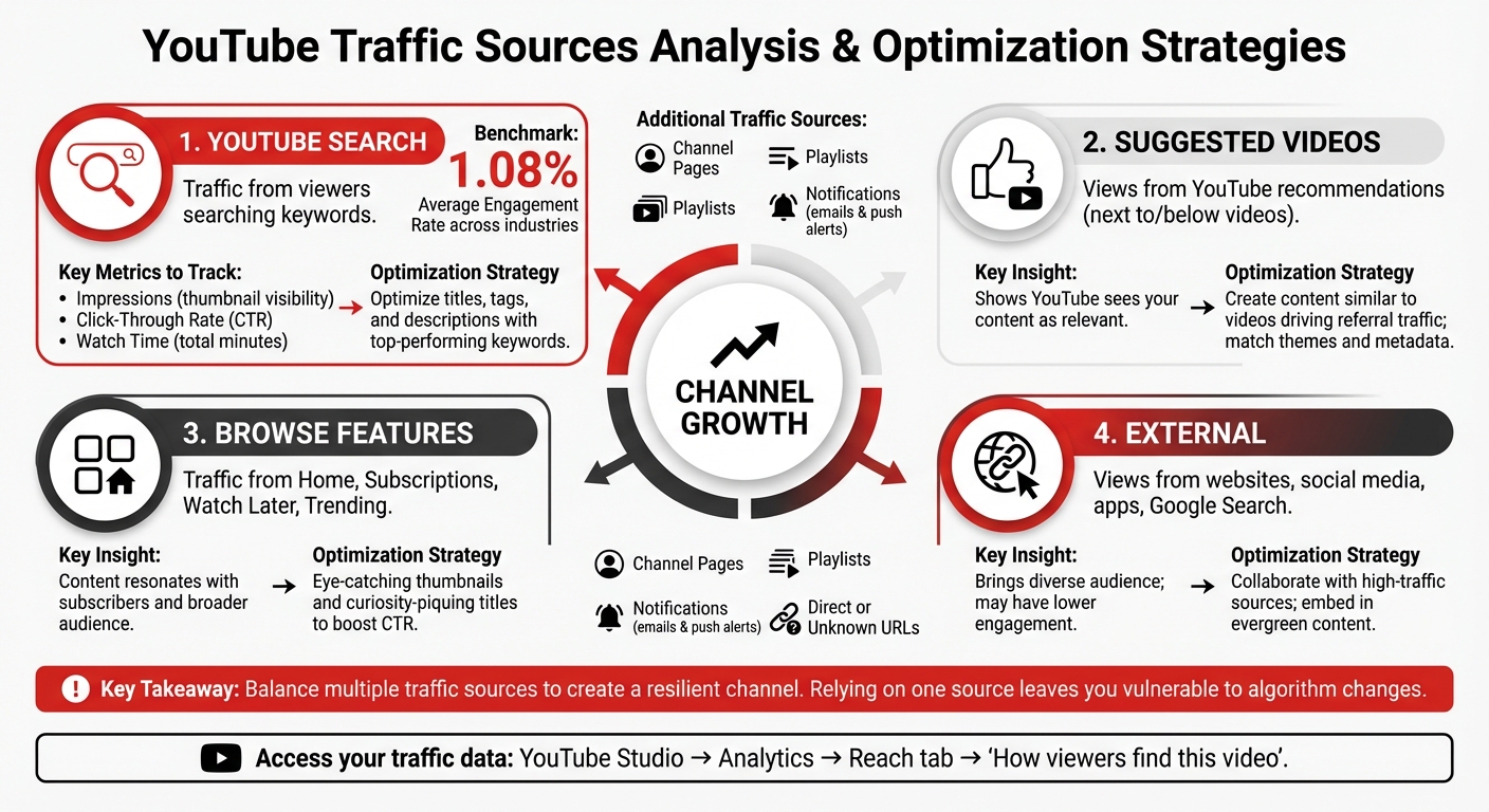 YouTube Traffic Sources Breakdown and Optimization Strategies