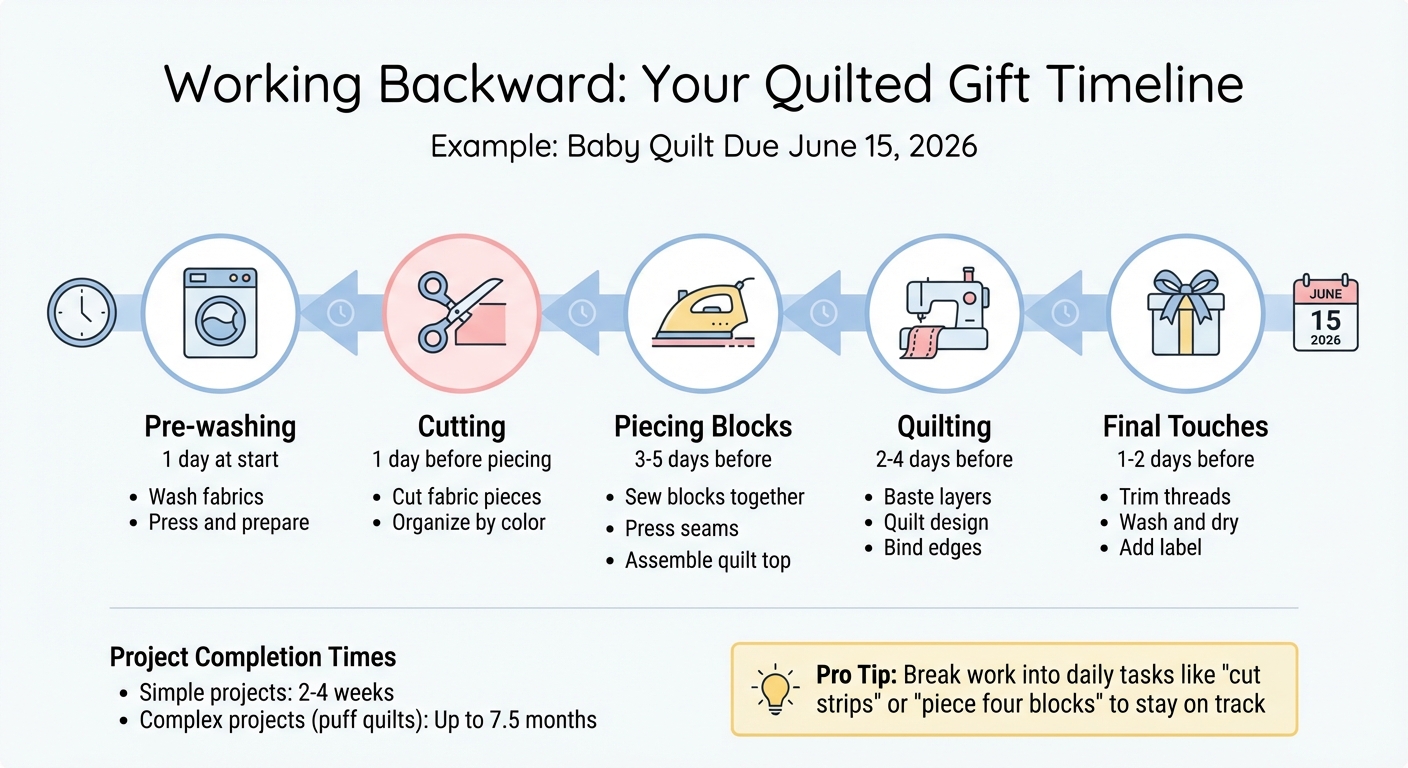 Quilted Gift Planning Timeline: From Start to Finish