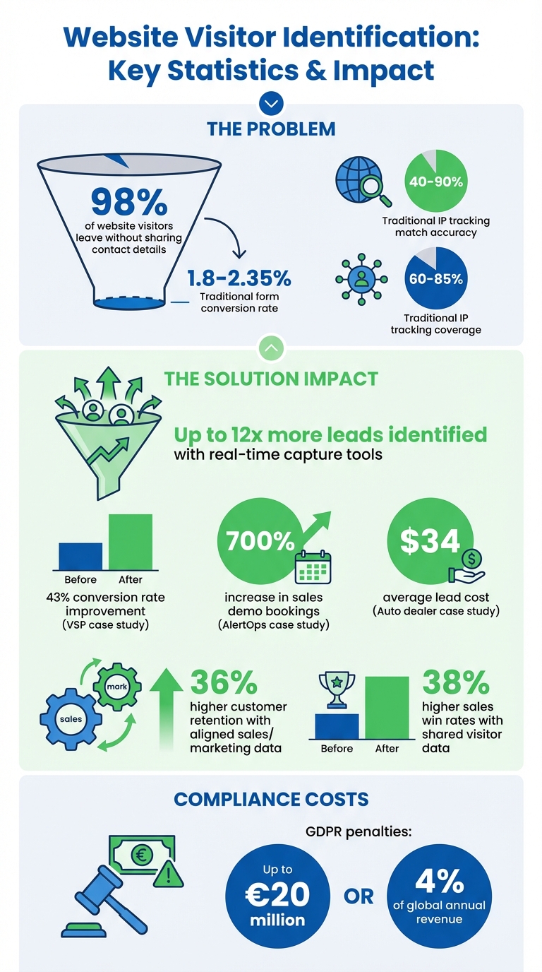 Website Visitor Identification Statistics and Impact