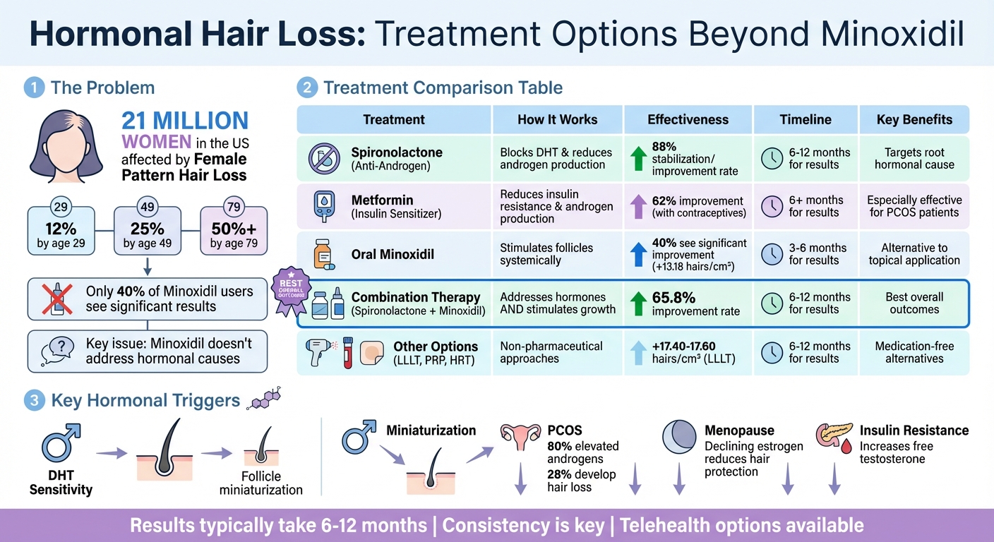 Hormonal Hair Loss Treatment Options Comparison Chart