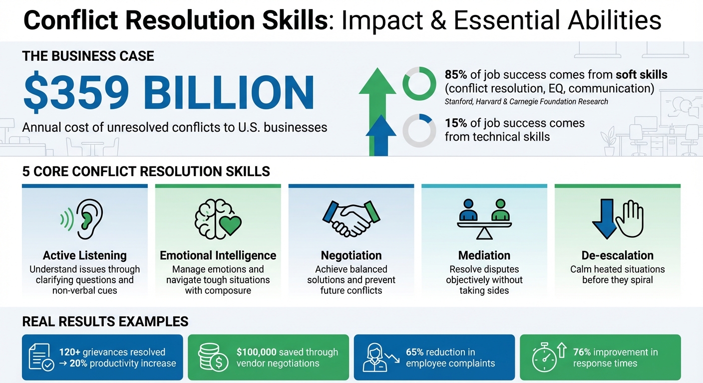 Key Conflict Resolution Skills and Their Impact on Job Success