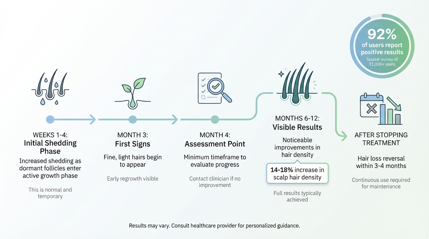 Minoxidil Hair Growth Timeline: What to Expect Month by Month