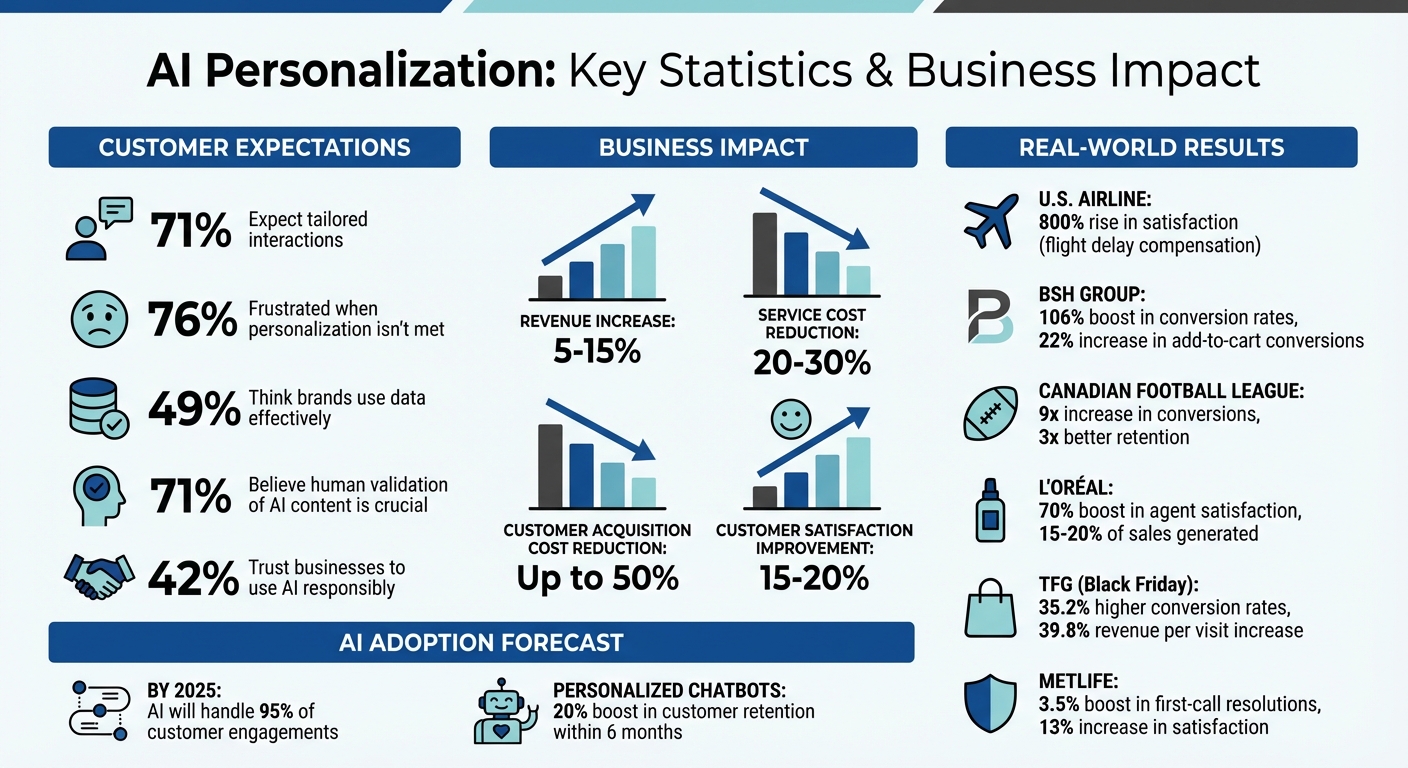 AI Personalization Impact: Key Statistics and Business Outcomes
