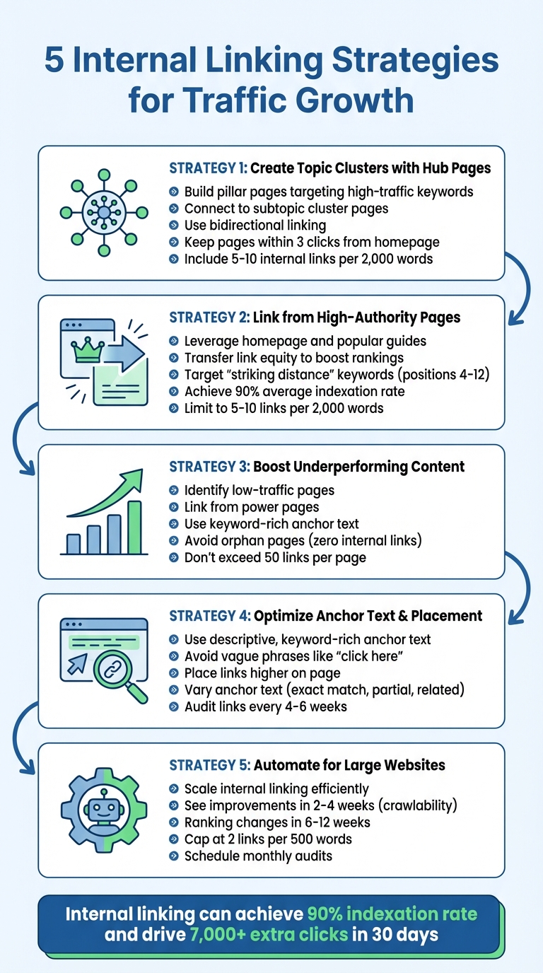 5 Internal Linking Strategies to Boost Website Traffic and SEO Rankings