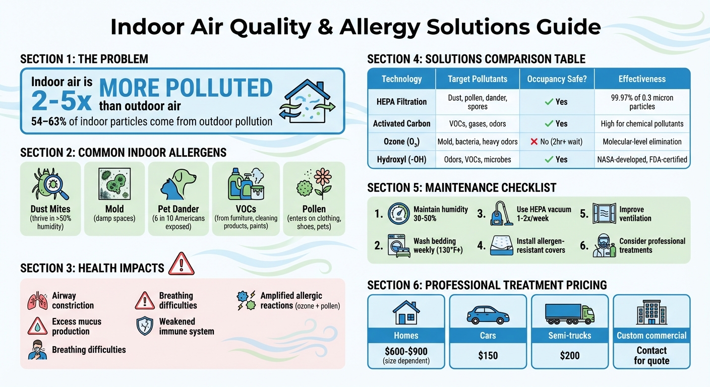 Indoor Air Pollutants vs Solutions: Complete Guide to Allergen Reduction