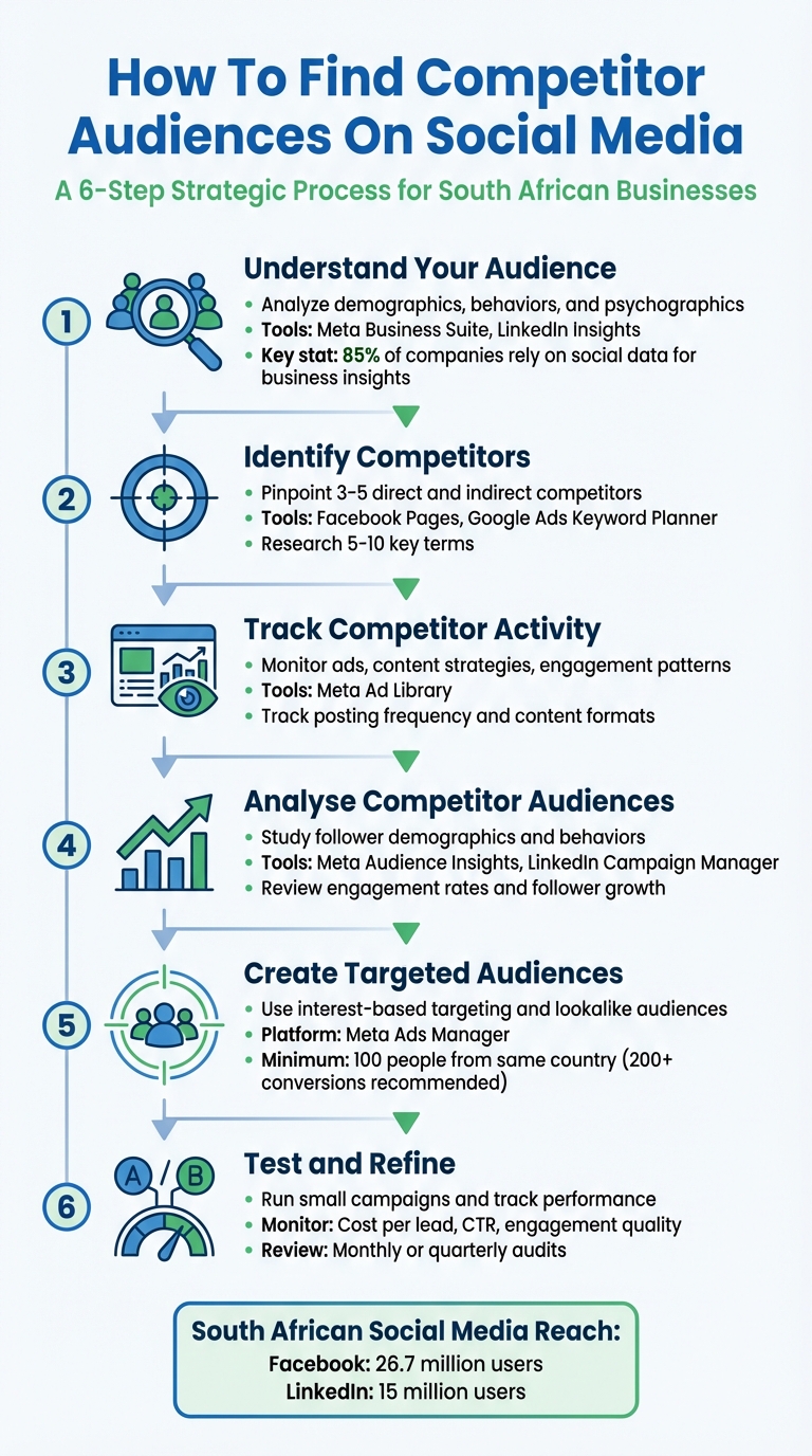 6-Step Process to Find and Target Competitor Audiences on Social Media