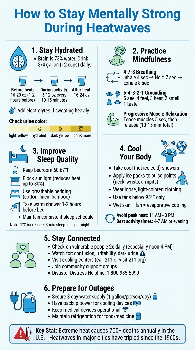 6 Steps to Maintain Mental Strength During Heatwaves