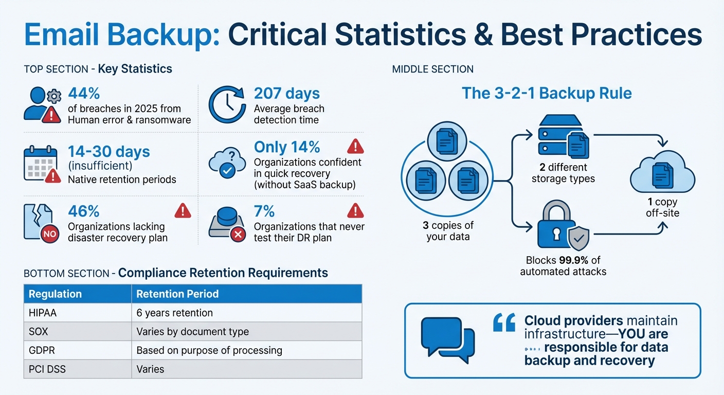 Email Backup Statistics and Best Practices Overview