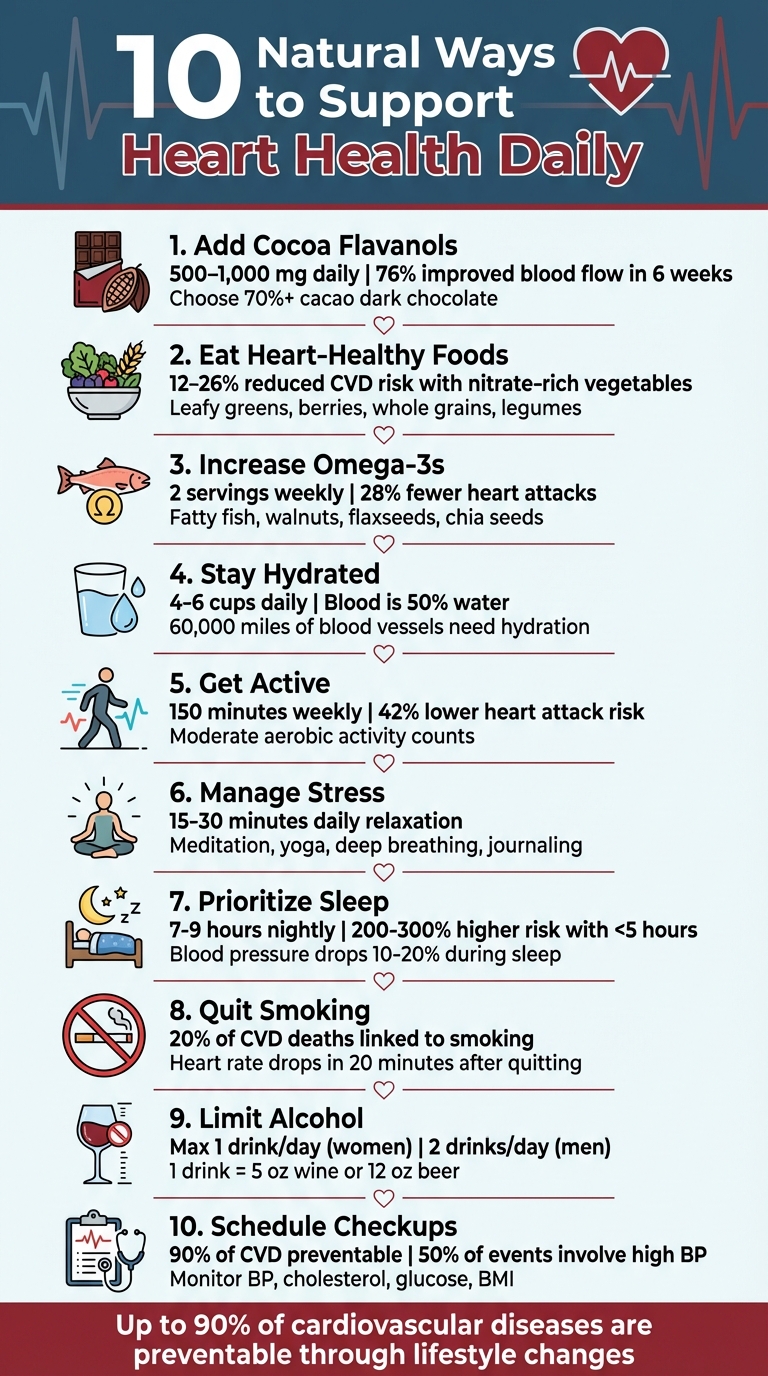 10 Daily Habits to Support Heart Health Naturally