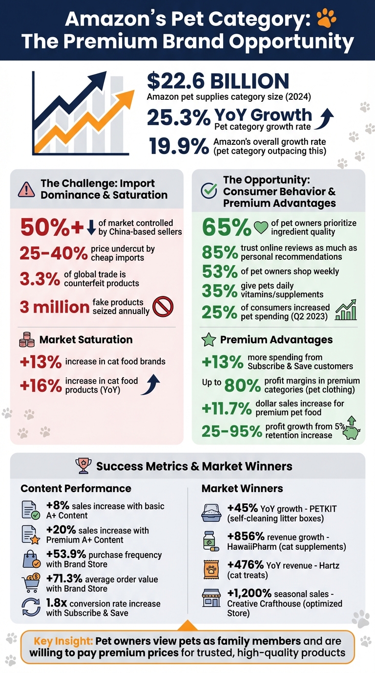 Premium Pet Brands vs Cheap Imports: Market Statistics and Growth Opportunities