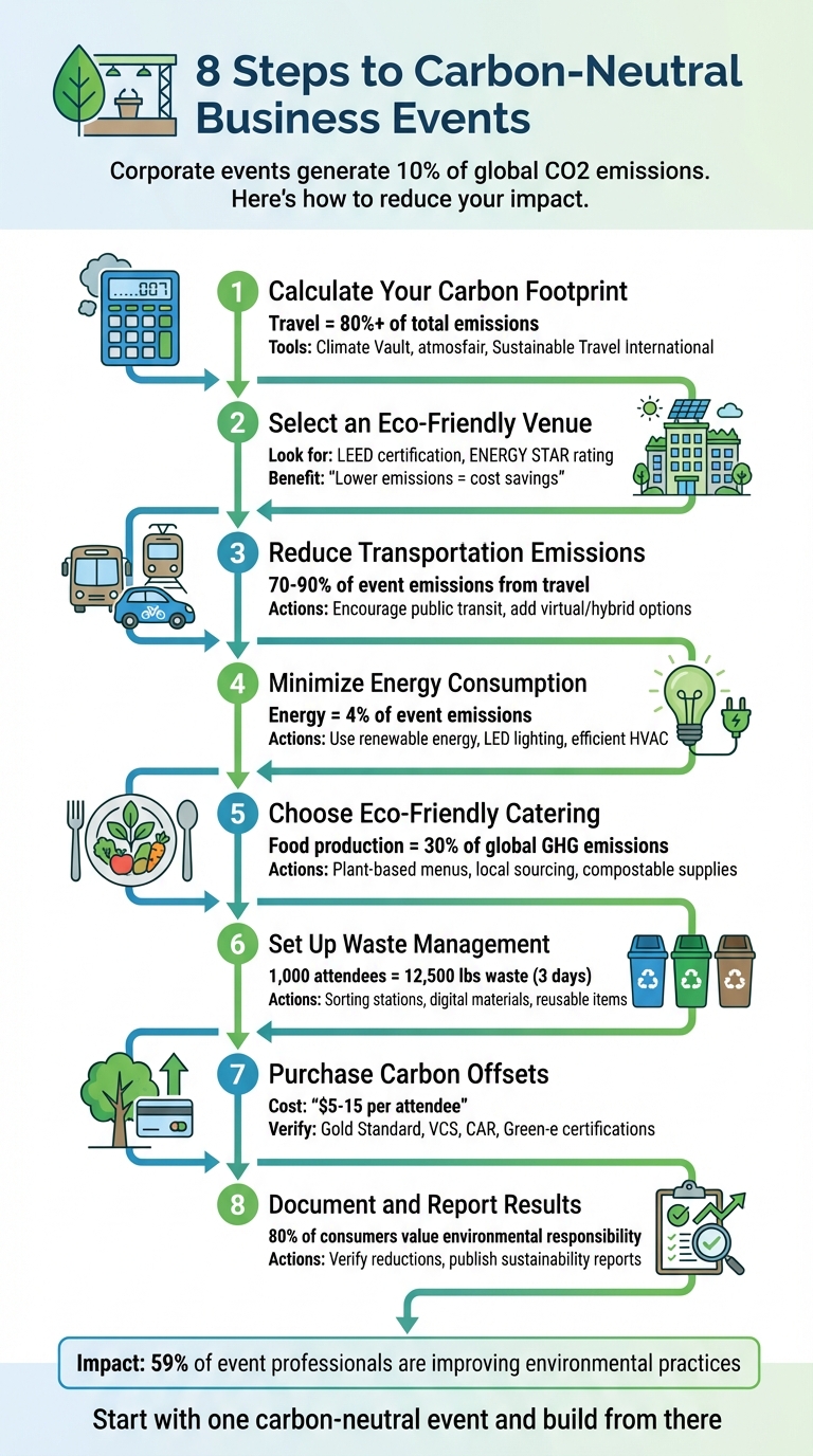 8-Step Process for Planning Carbon-Neutral Business Events