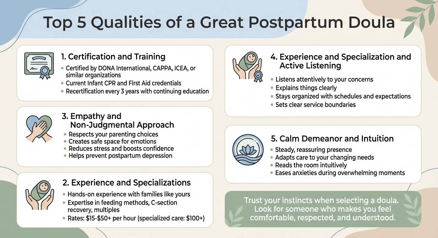 5 Essential Qualities of a Great Postpartum Doula