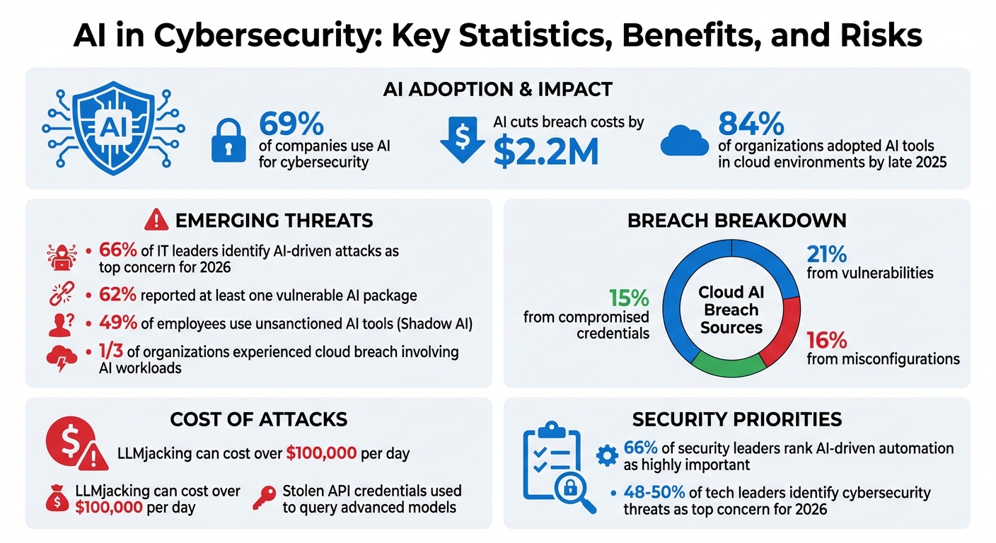 AI in Cybersecurity: Key Statistics, Benefits, and Risks in 2025-2026