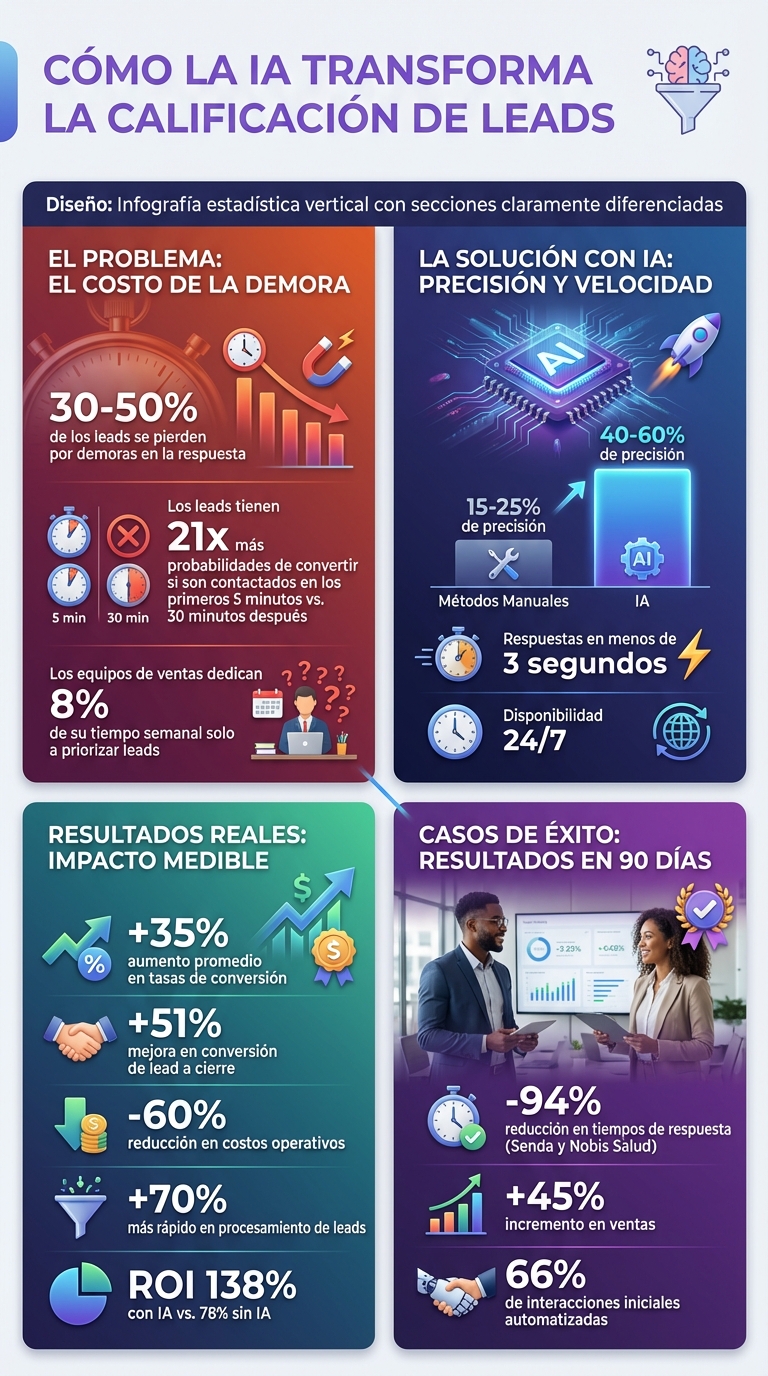 Impacto de la IA en la Calificación de Leads: Estadísticas Clave