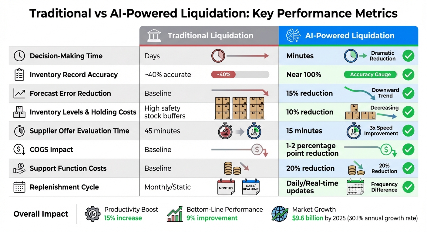 Traditional vs AI-Powered Liquidation: Performance Metrics Comparison