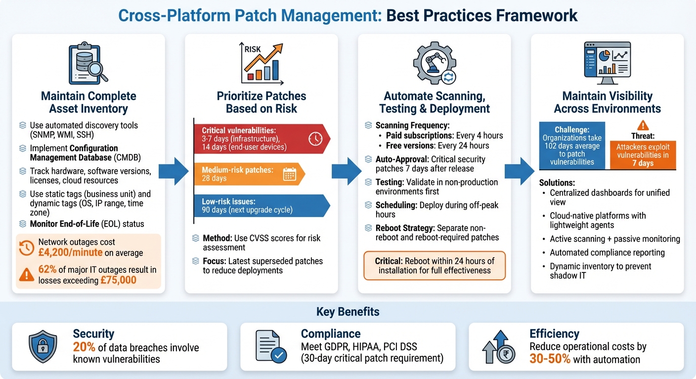 Cross-Platform Patch Management Best Practices: 4-Step Framework