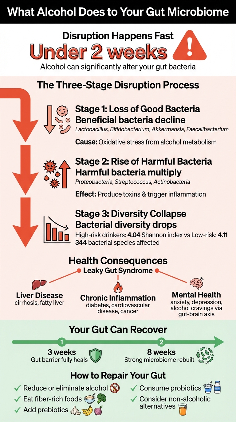 How Alcohol Damages Your Gut Microbiome and Recovery Timeline