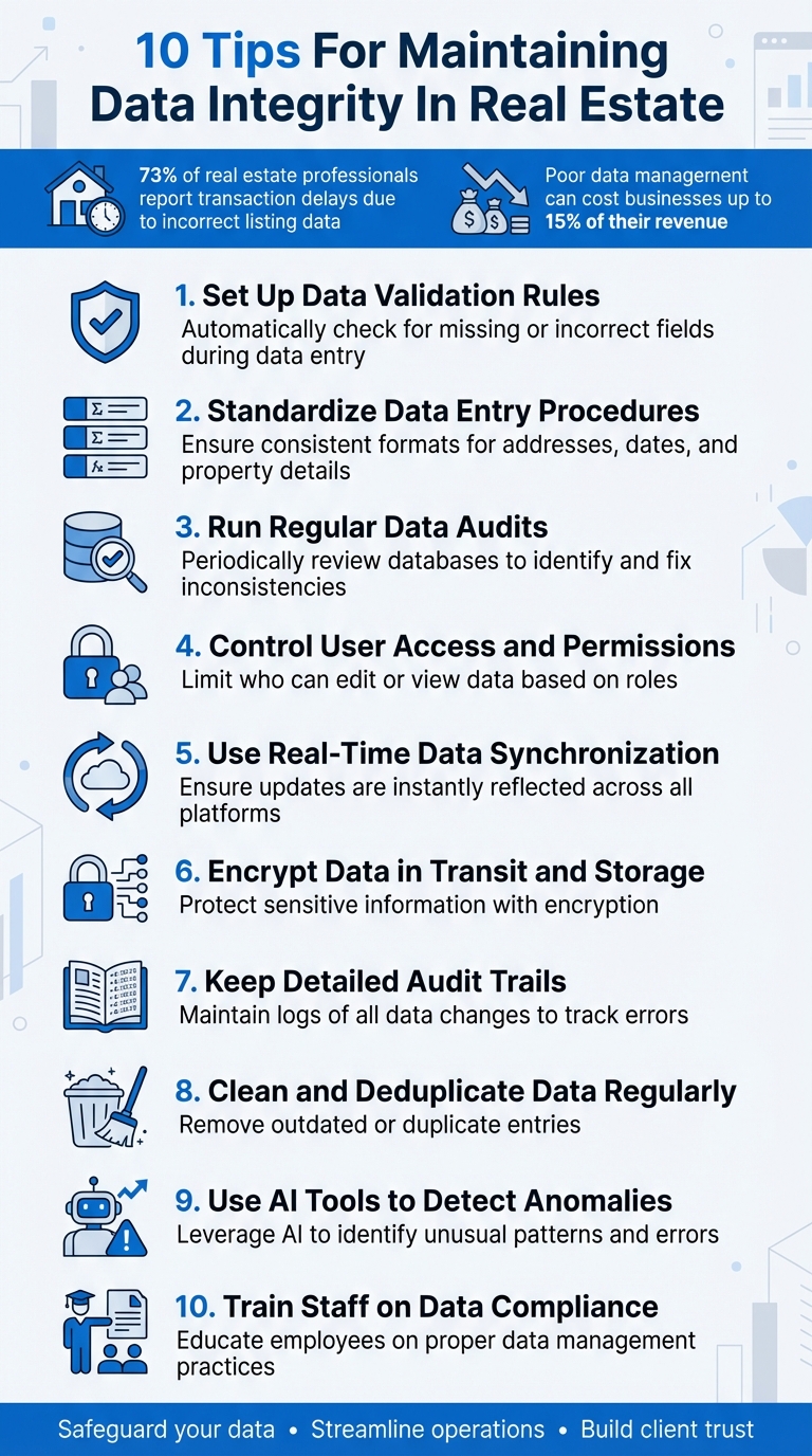 10 Essential Tips for Maintaining Data Integrity in Real Estate
