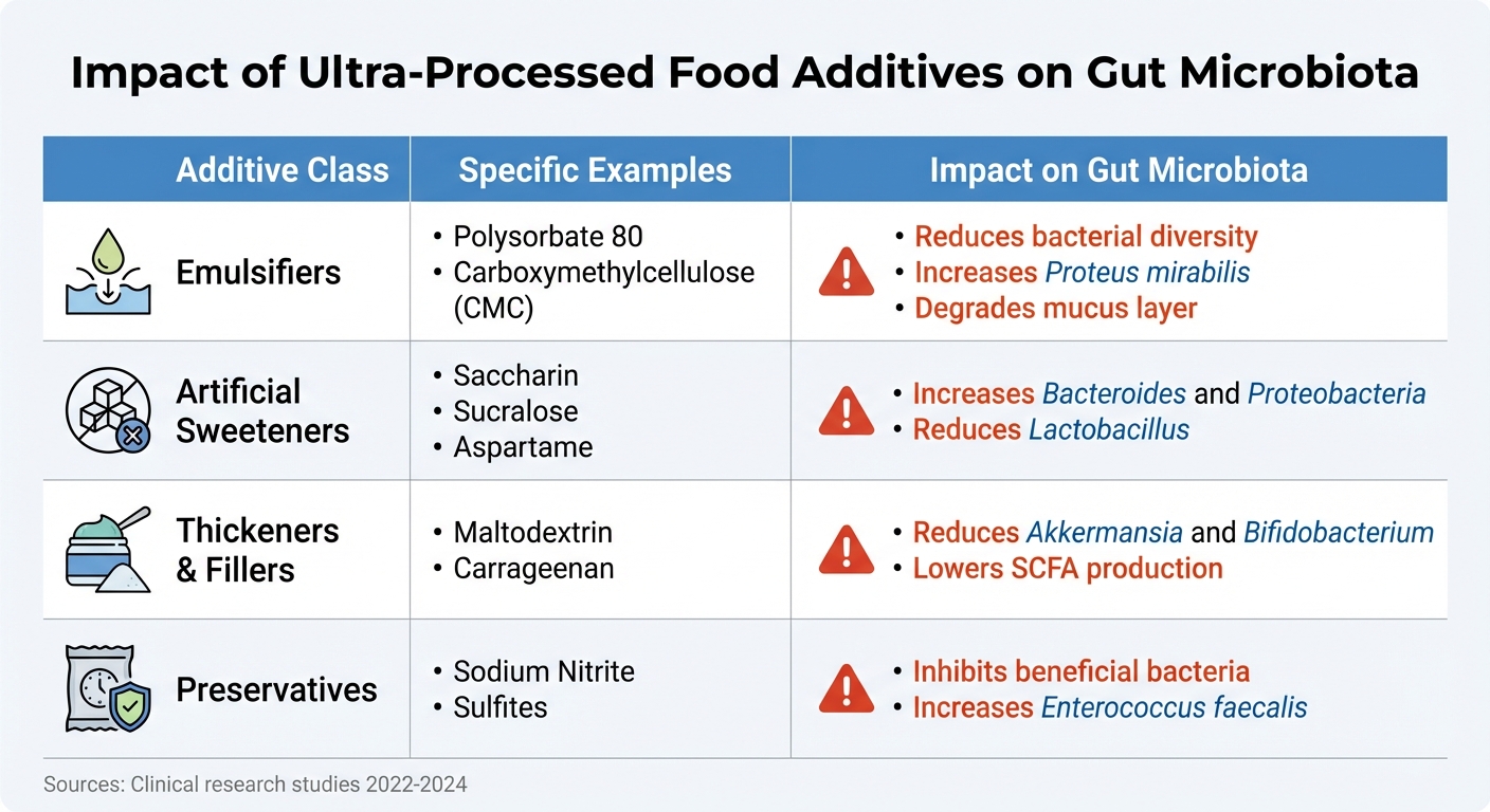 How Ultra-Processed Food Additives Damage Your Gut Microbiome
