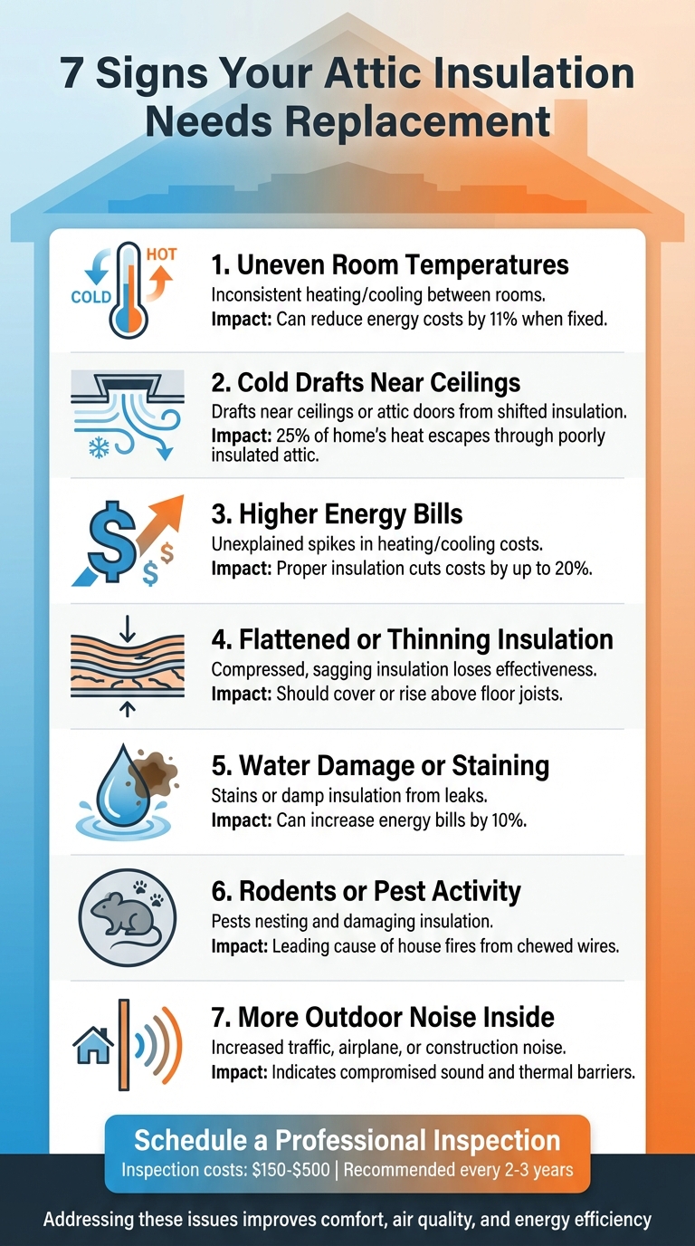 7 Signs Your Attic Insulation Needs Replacement