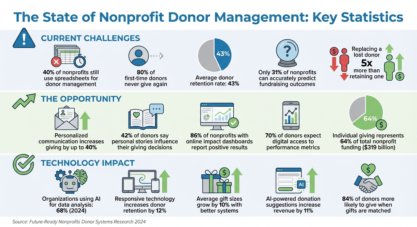Nonprofit Donor Management Statistics and Impact