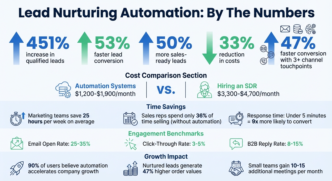 Lead Nurturing Automation Benefits and ROI Statistics
