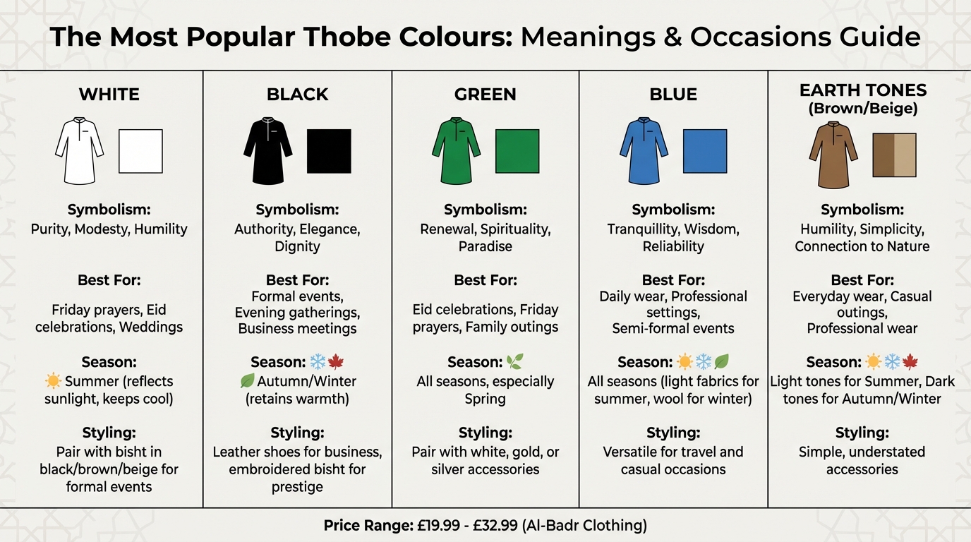 Thobe Colours Meaning and Seasonal Guide