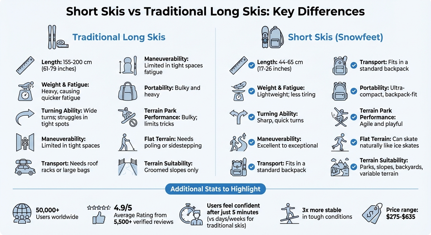 Why Short Skis Fit Modern Ski Resorts Better