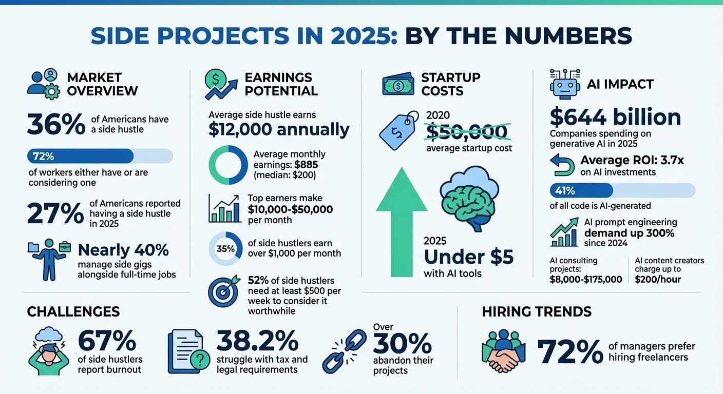 Side Project Statistics and Profit Potential in 2025
