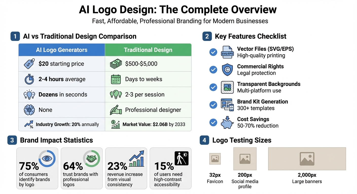 AI Logo Design vs Traditional Design: Cost, Time, and Features Comparison