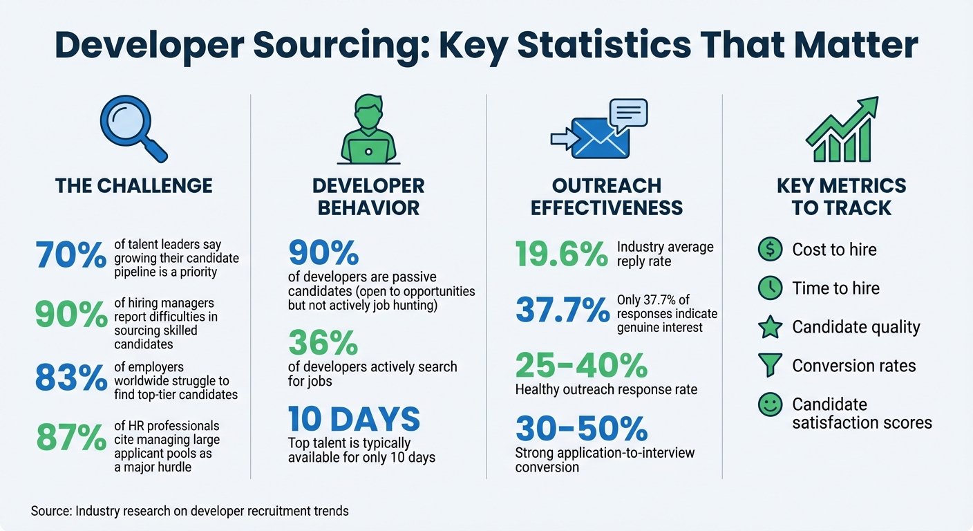 Key Statistics for Developer Sourcing and Recruitment ROI