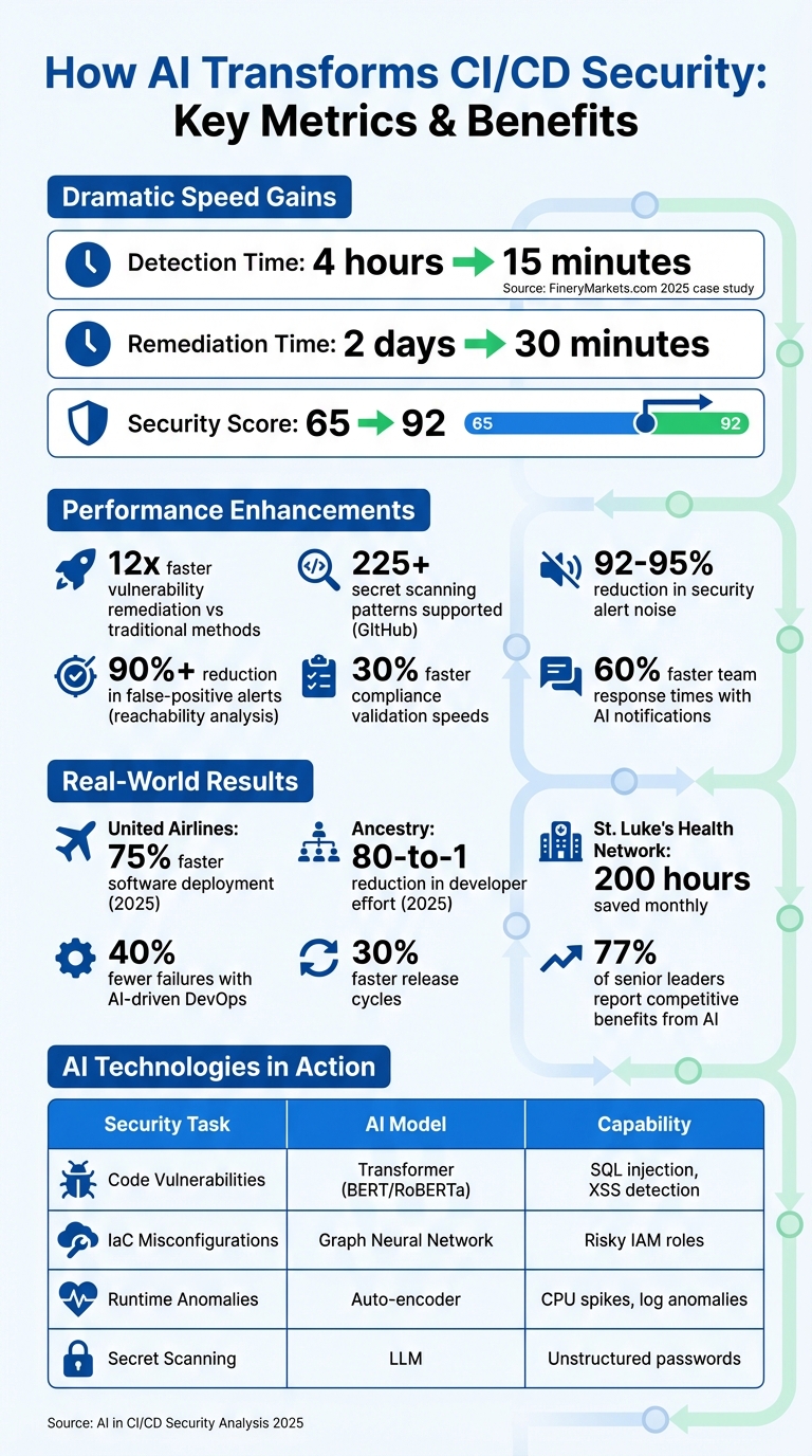 AI Impact on CI/CD Security: Key Performance Metrics and Benefits