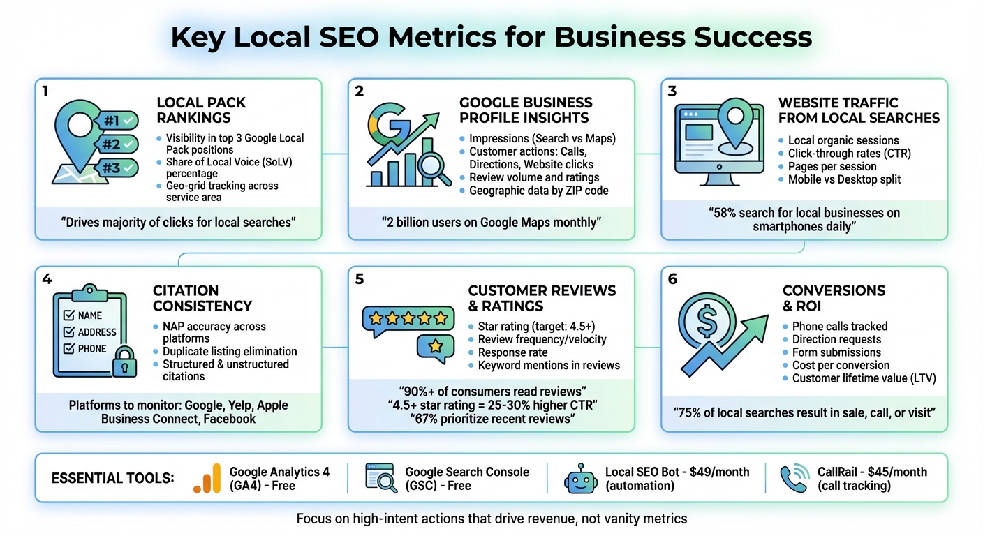 Key Local SEO Metrics Tracking Guide: What to Monitor and Tools to Use