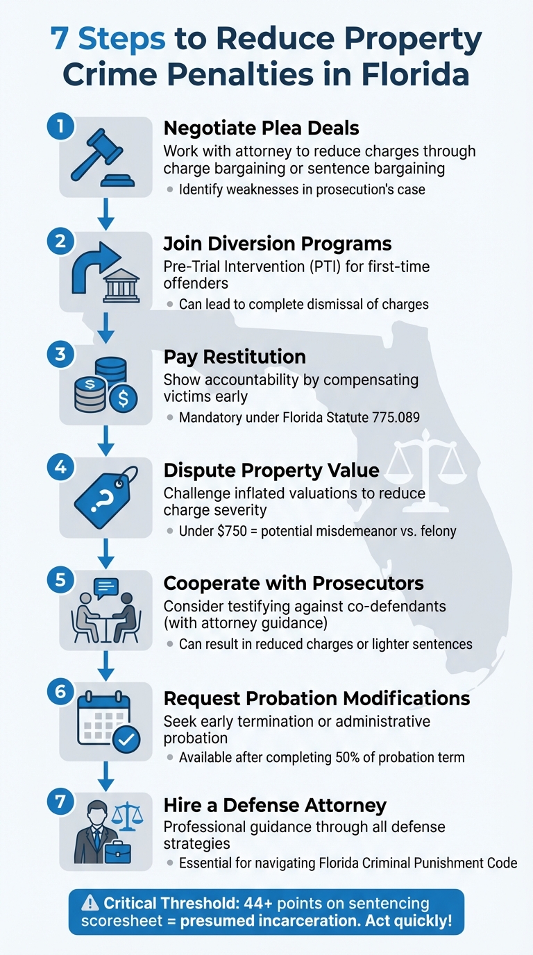 7 Steps to Reduce Property Crime Penalties in Florida